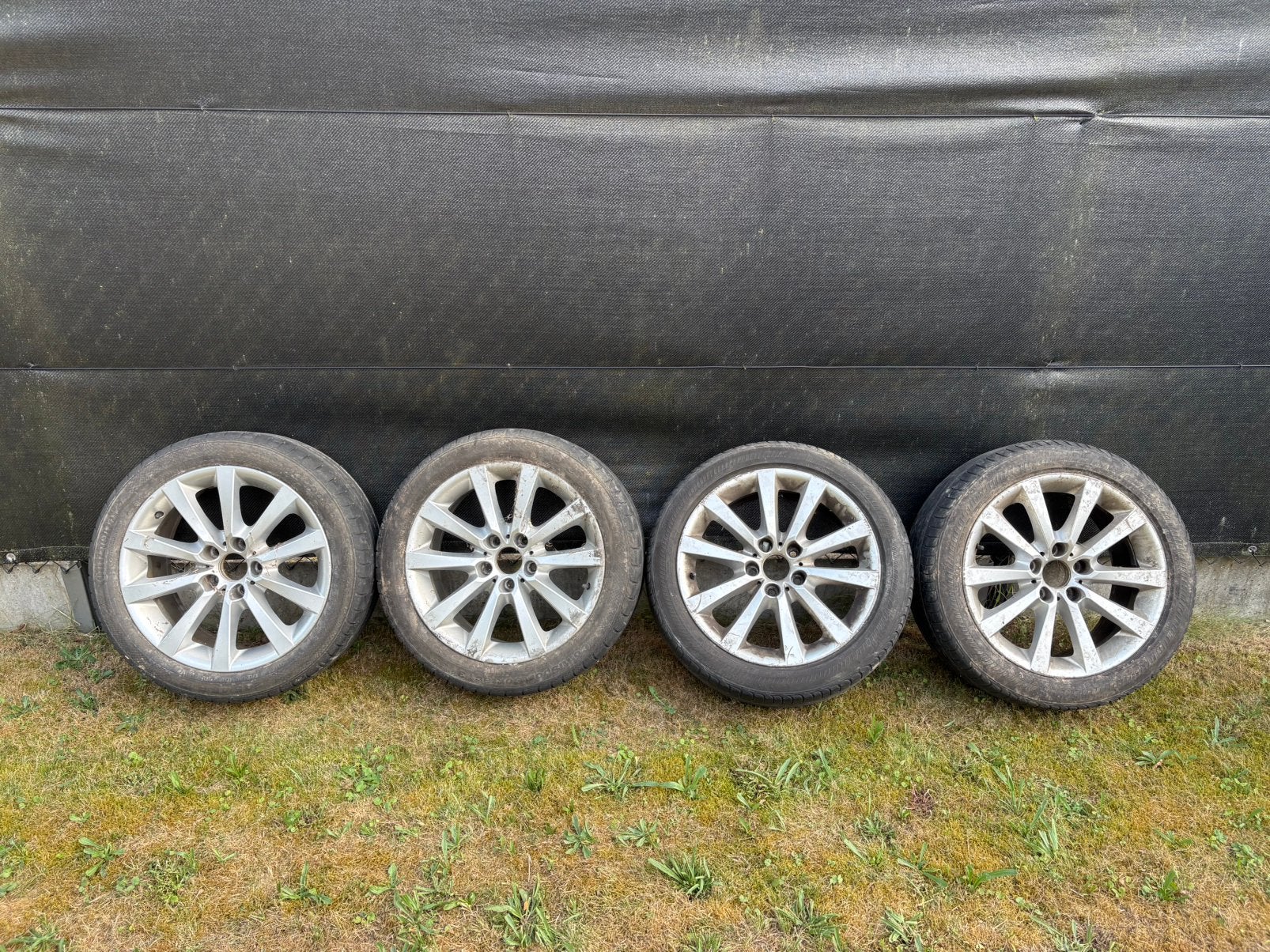 Bmw velgenset met banden 245/45/18, Enlèvement, Pneu(s)