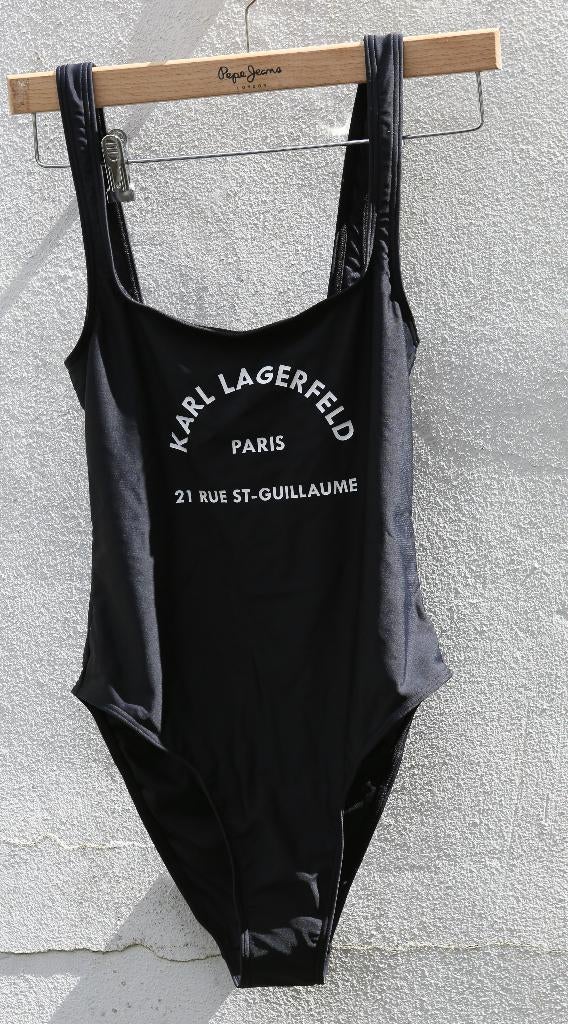 Karl Lagerfeld zwart badpak - S - nieuw, Karl Lagerfeld, Zwart, Nieuw, Badpak