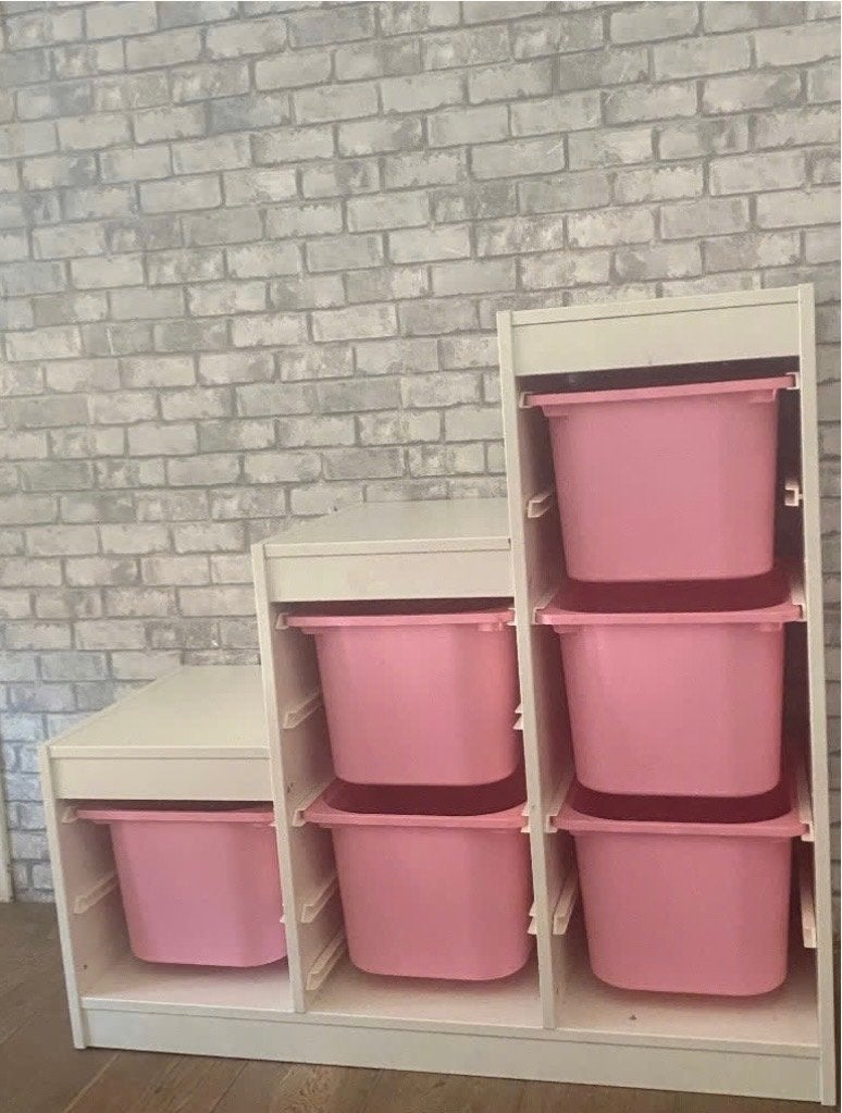 TROFAST IKEA MET BAKKEN, Ophalen, Zo goed als nieuw, Kast