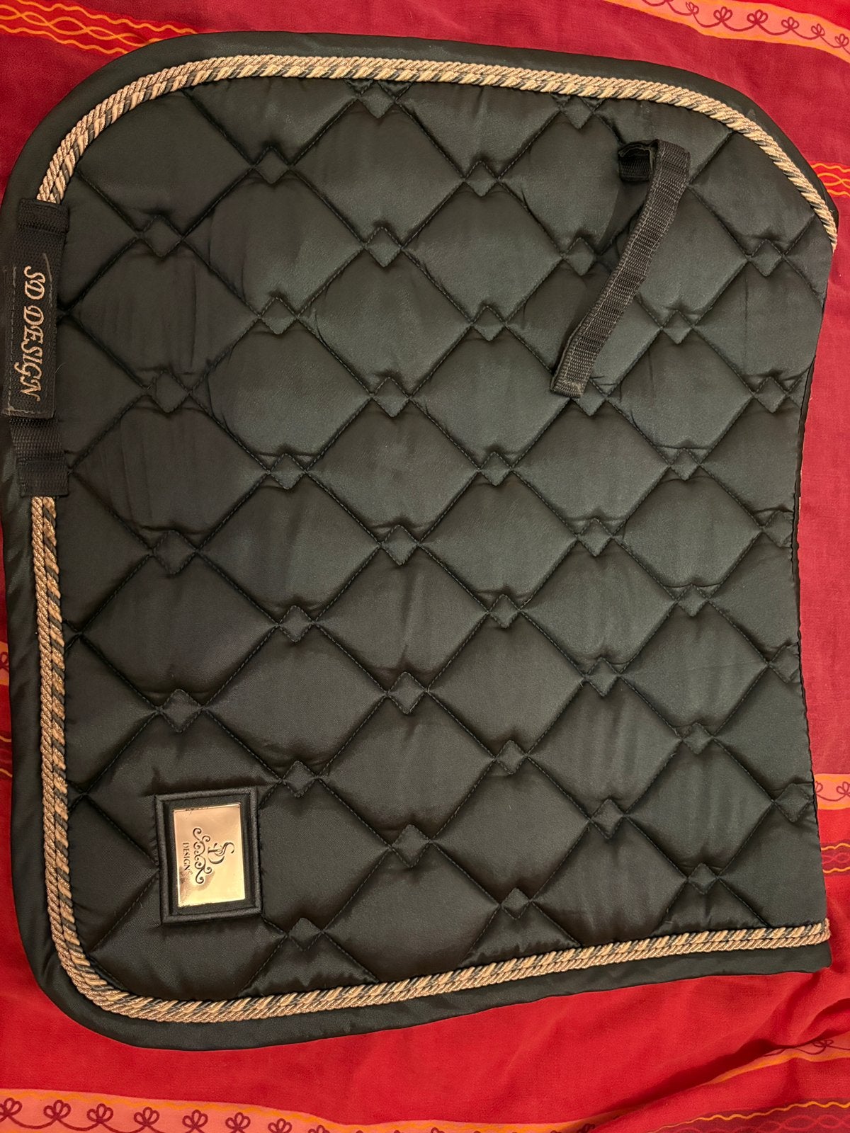 SD Design zadeldekje petrol – dressuur – Full, Animaux & Accessoires, Full (L), Tapis de dressage, Bleu, Enlèvement ou Envoi