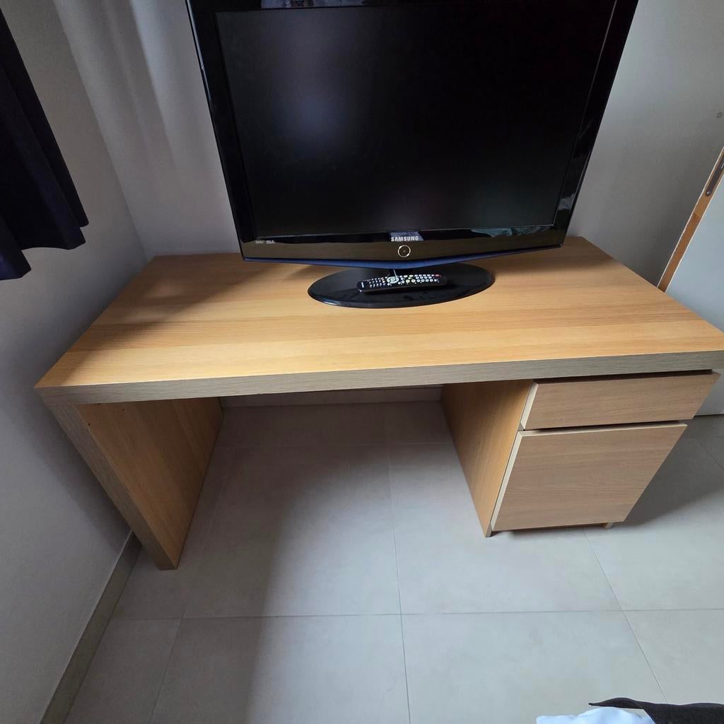 Bureau Malm, Huis en Inrichting, Ophalen, Gebruikt, Schoolbureau, IKEA
