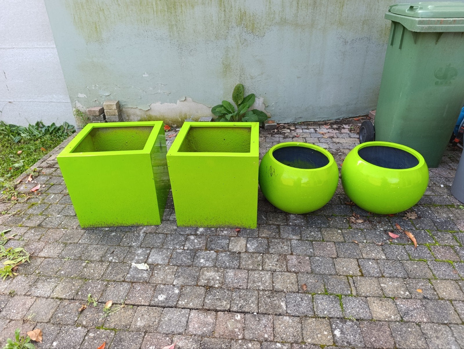bloempotten, Ophalen, Kunststof, Minder dan 60 cm, Vierkant