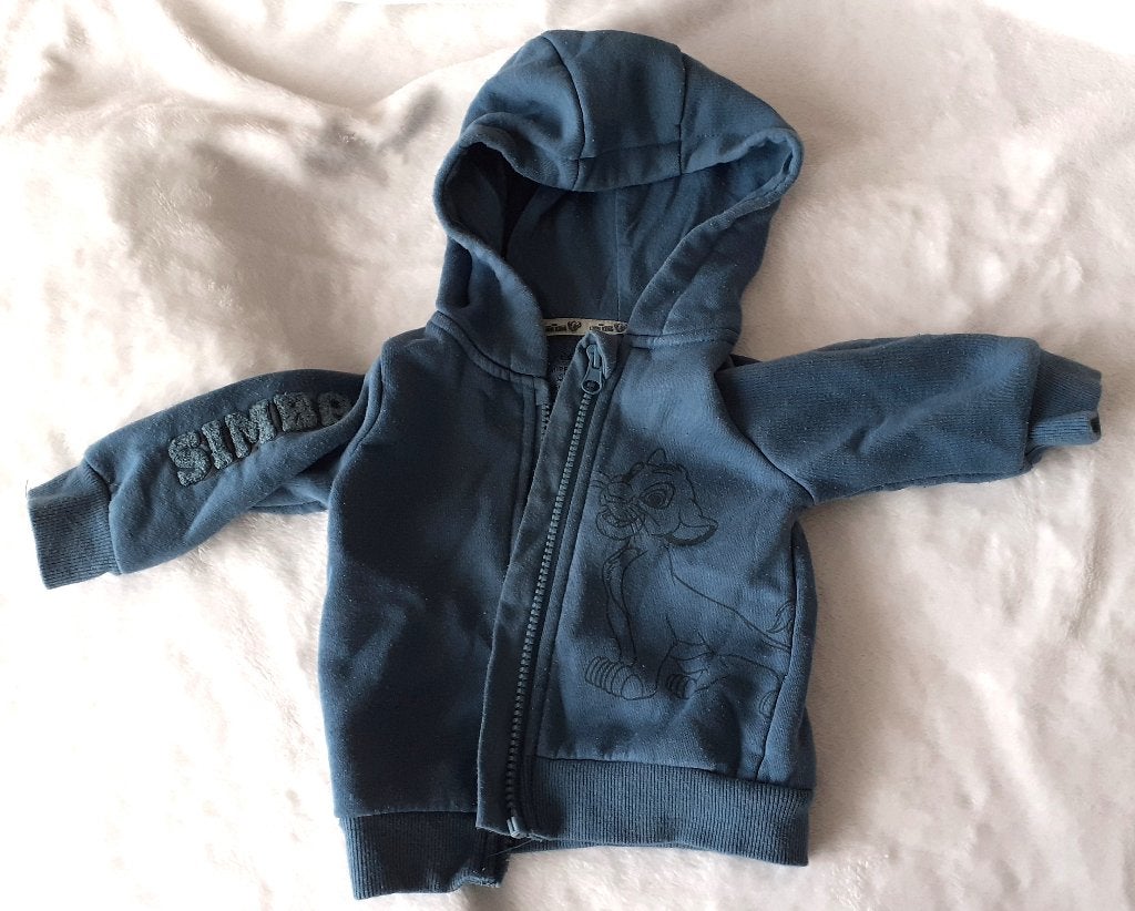 Baby jasje Simba blauw Primark Disney 68, Enlèvement ou Envoi, Neuf, Garçon, Manteau
