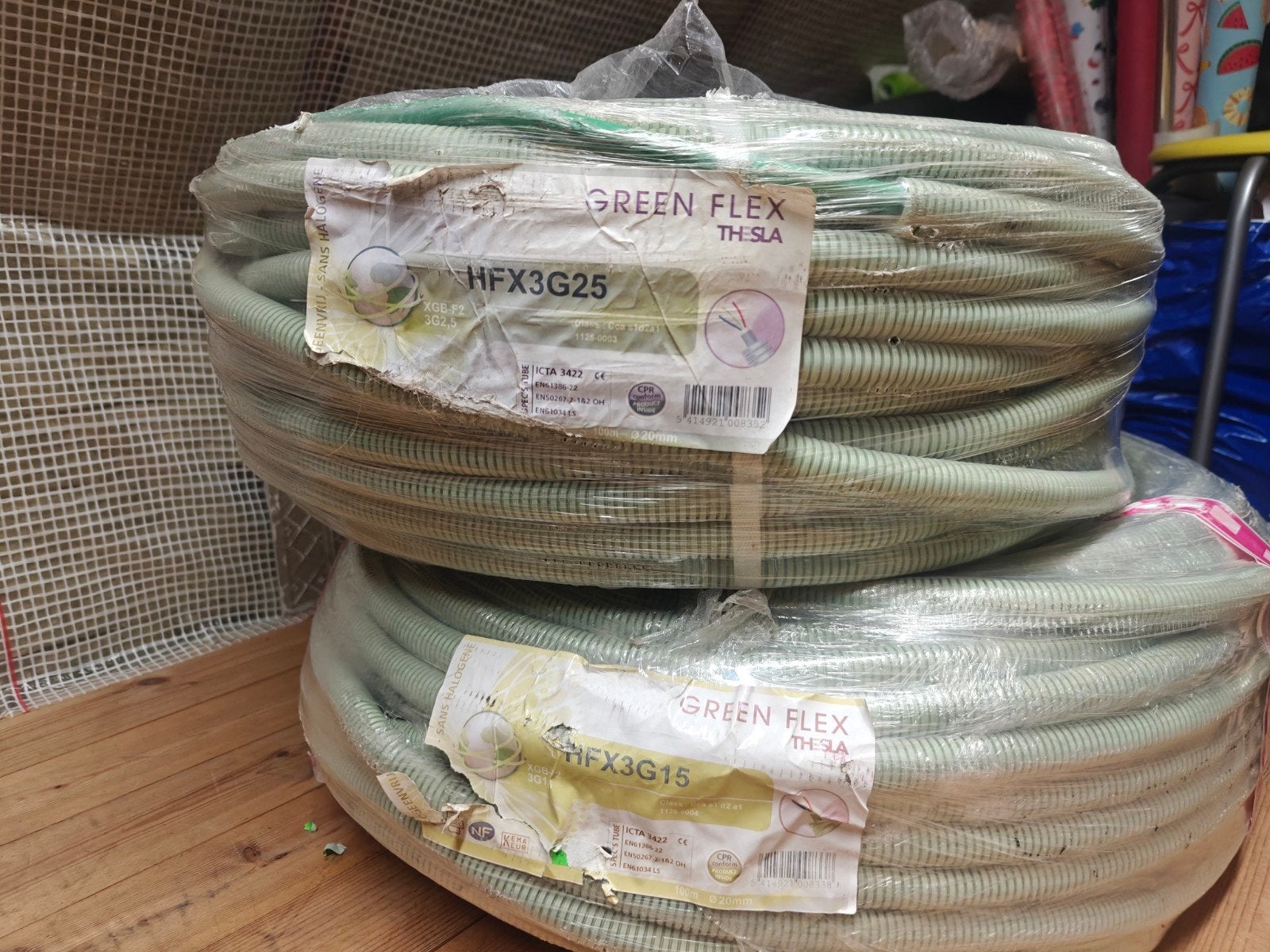 Green flex elektriciteitskabel, Doe-het-zelf en Bouw, Ophalen