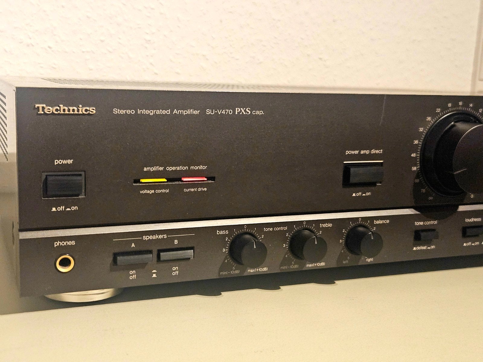 Technics SU V470 PXS Class AA Hifi Stereo Amplifier SERVICE, Ophalen of Verzenden, Stereo
