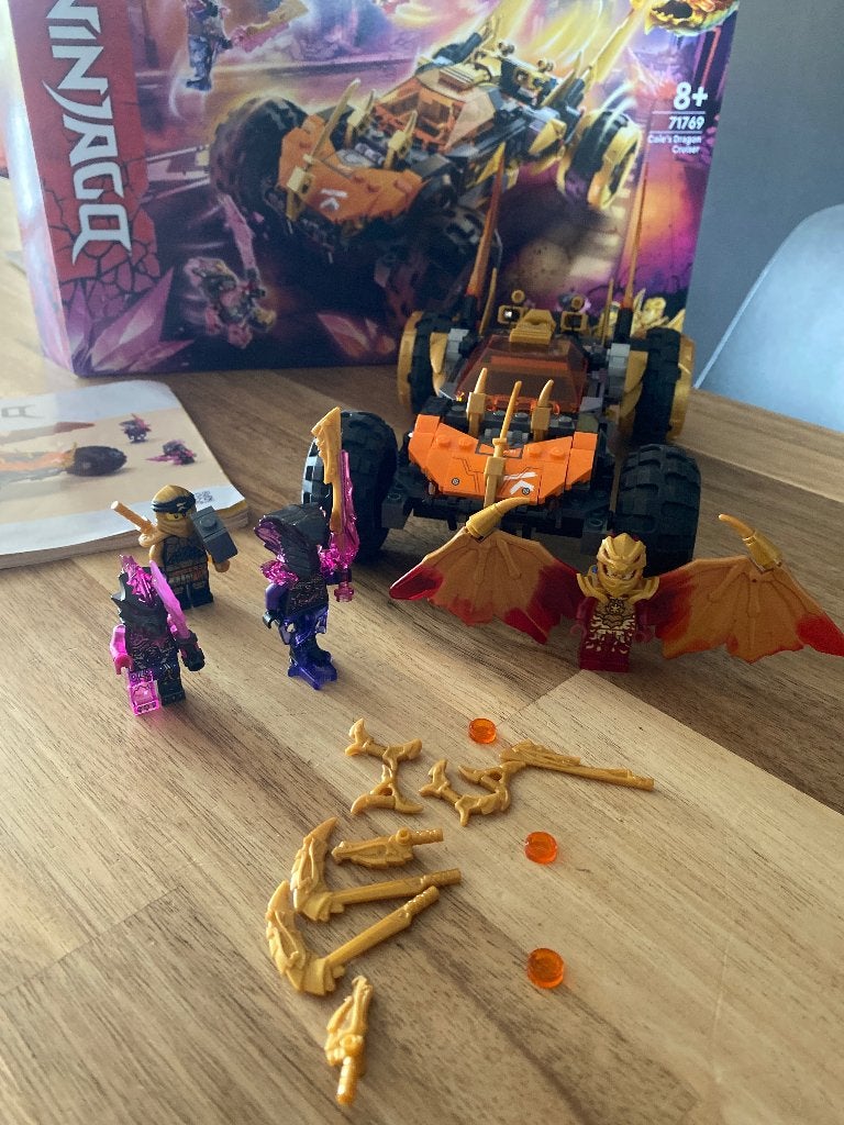 Lego Ninjago - Cole’s dragon cruiser, Lego, Ensemble complet, Comme neuf, Enlèvement