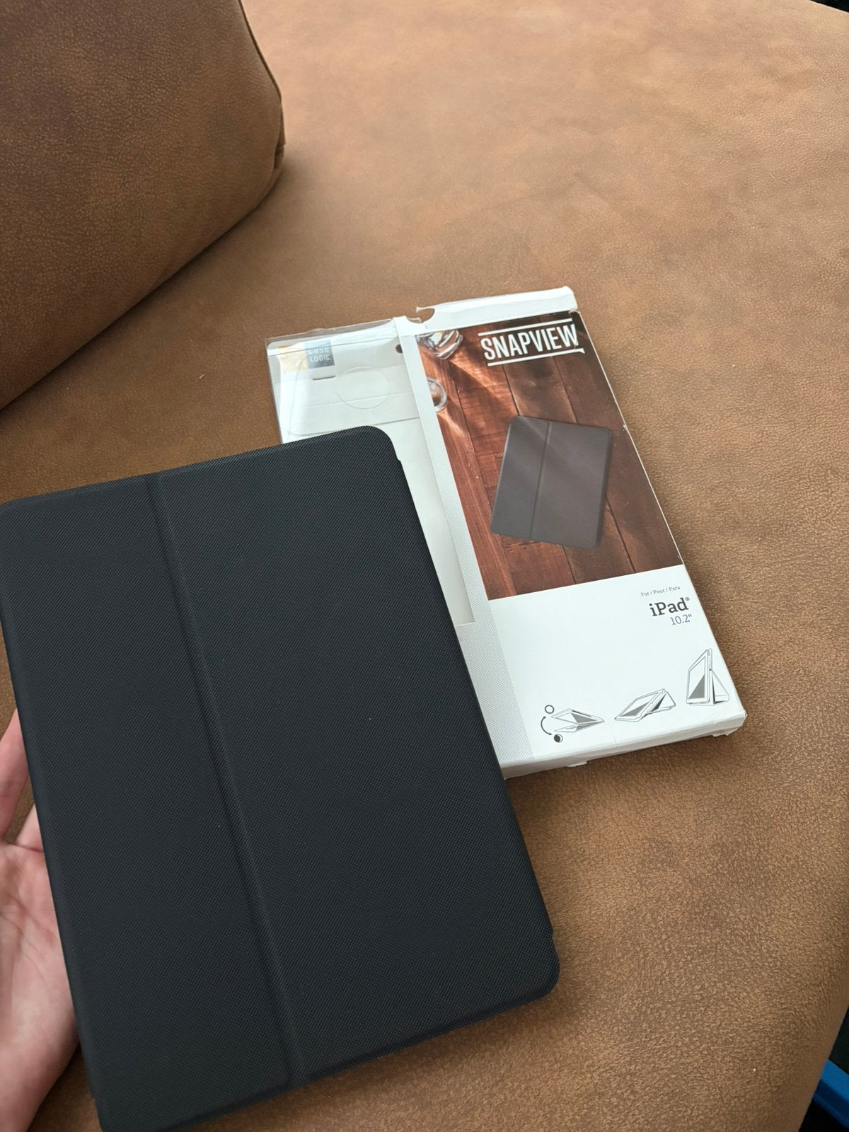 Case Logic SnapView hoes voor iPad 10.2” – zwart, 10 inch, 10.2 inch, Nieuw, Bescherming voor- en achterkant