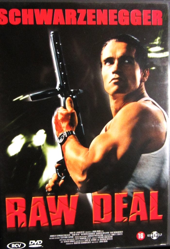 DVD ACTIE- RAW DEAL (ARNOLD SCHWARZENEGGER), Enlèvement ou Envoi, Tous les âges, Néerlandais, Comme neuf