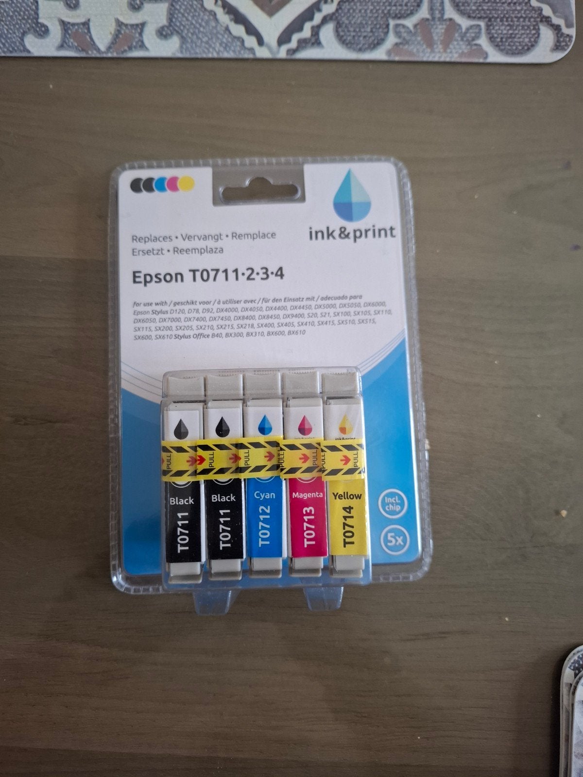 inktpatronen in kleur, Computers en Software, Printerbenodigdheden, Ophalen, Epson T0715 et plus