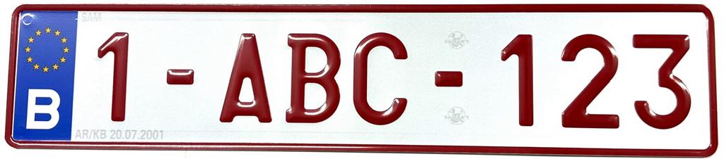 Plaque immatriculation REMORQUE, Neuf, Enlèvement ou Envoi, ., .