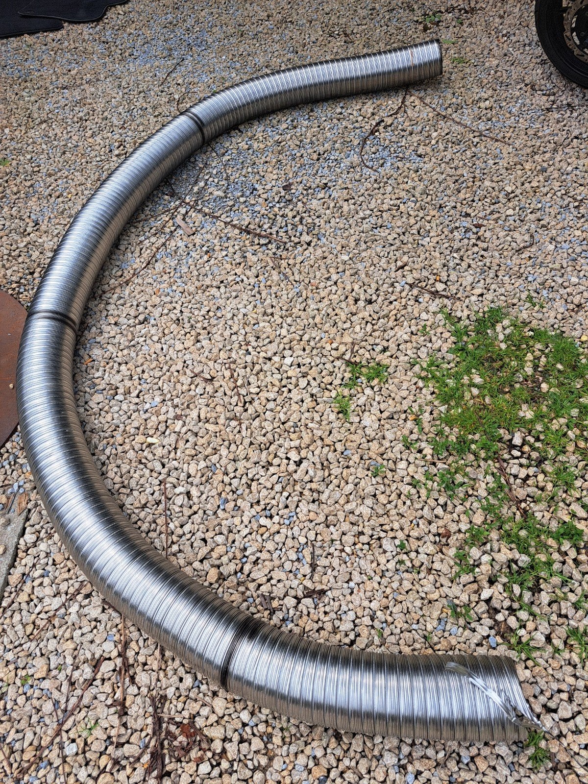 Tubage inox pour cheminée.  125 mm  3,5 m, Bricolage & Construction, Enlèvement