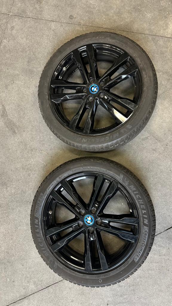 2 jantes + pneus BMW I3 195 50 20 95H, Autos : Pièces & Accessoires, Pneus & Jantes, Neuf, Pneus et Jantes, 4 Saisons, Véhicule de tourisme