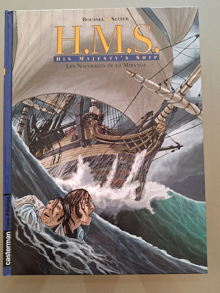 H.M.S. T1 EO Les naufragés de la Miranda - Roussel, Livres, Enlèvement ou Envoi, Comme neuf
