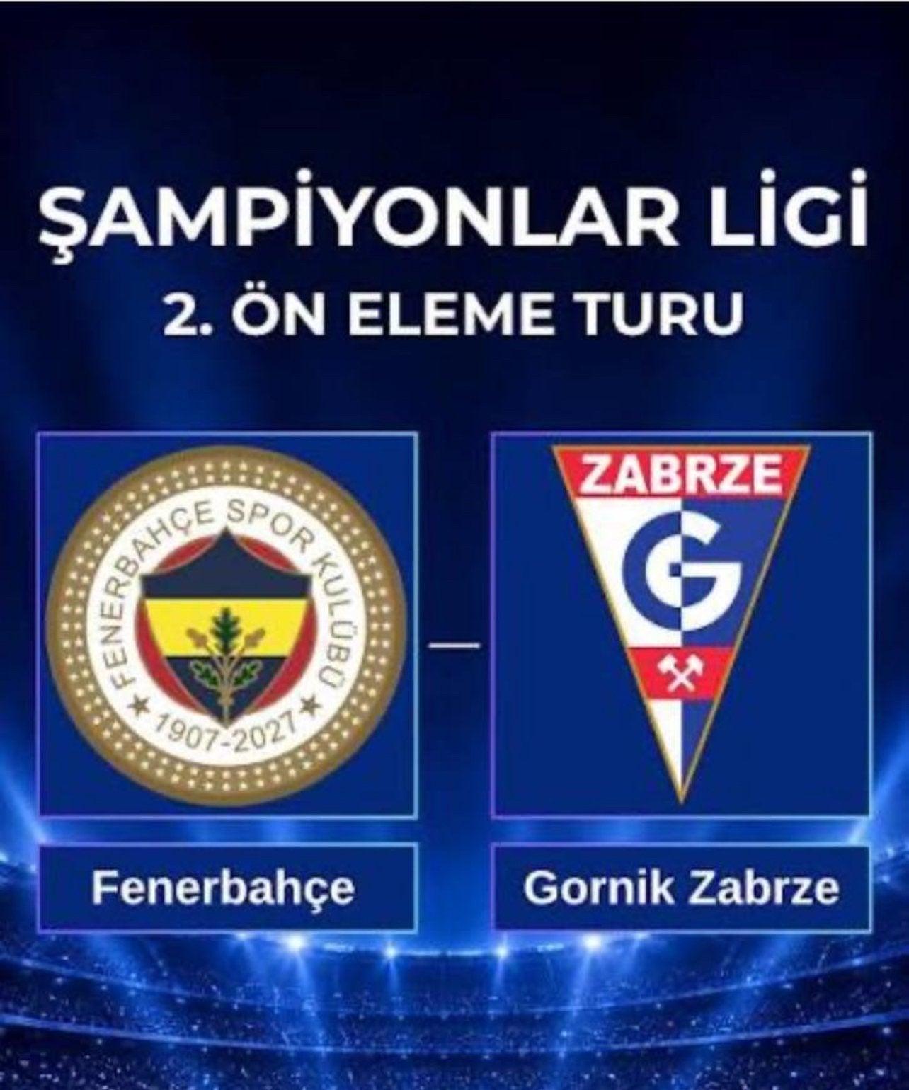 Fenerbahce - Gornik Zabrze kaarten