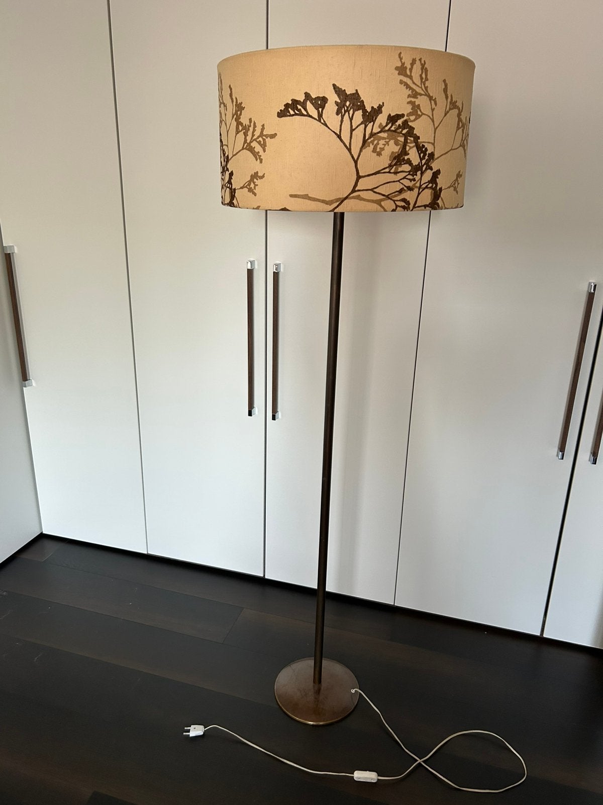 Vintage vloerlamp, Huis en Inrichting, Lampen | Vloerlampen, Ophalen, Gebruikt, Vintage, Metaal