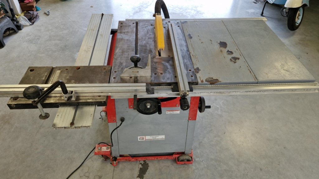 Scie sur table Holzmann TS 250, Bricolage & Construction, 1200 watts ou plus, 70 mm ou plus, Enlèvement, Utilisé