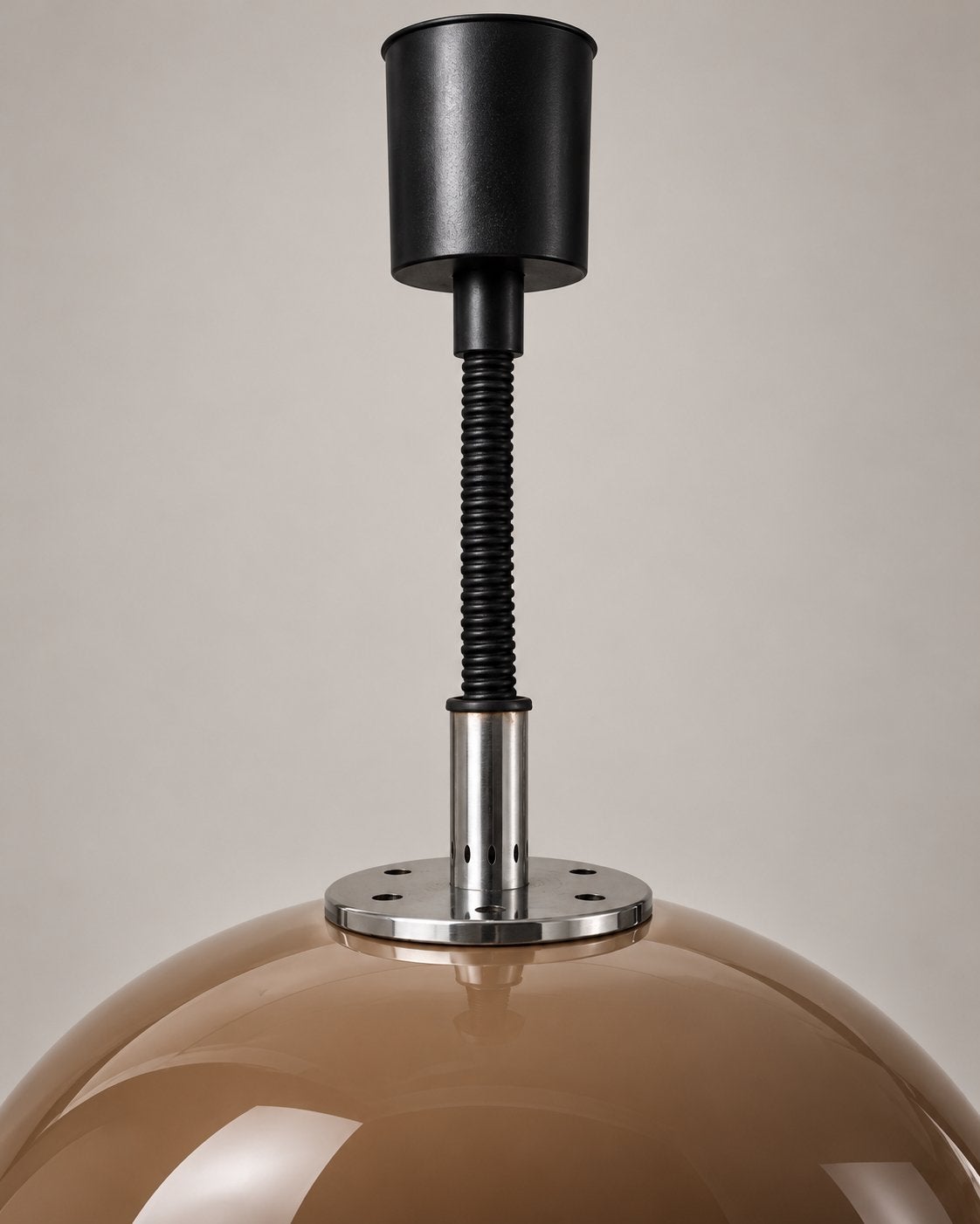Vintage Italiaanse Space Age hanglamp – jaren 60/70, Ophalen, Gebruikt