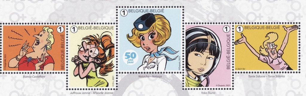Belgie nrs.; 4986/90 postfris, Timbres & Monnaies, Timbres | Europe | Belgique, Enlèvement ou Envoi, Non oblitéré, Neuf