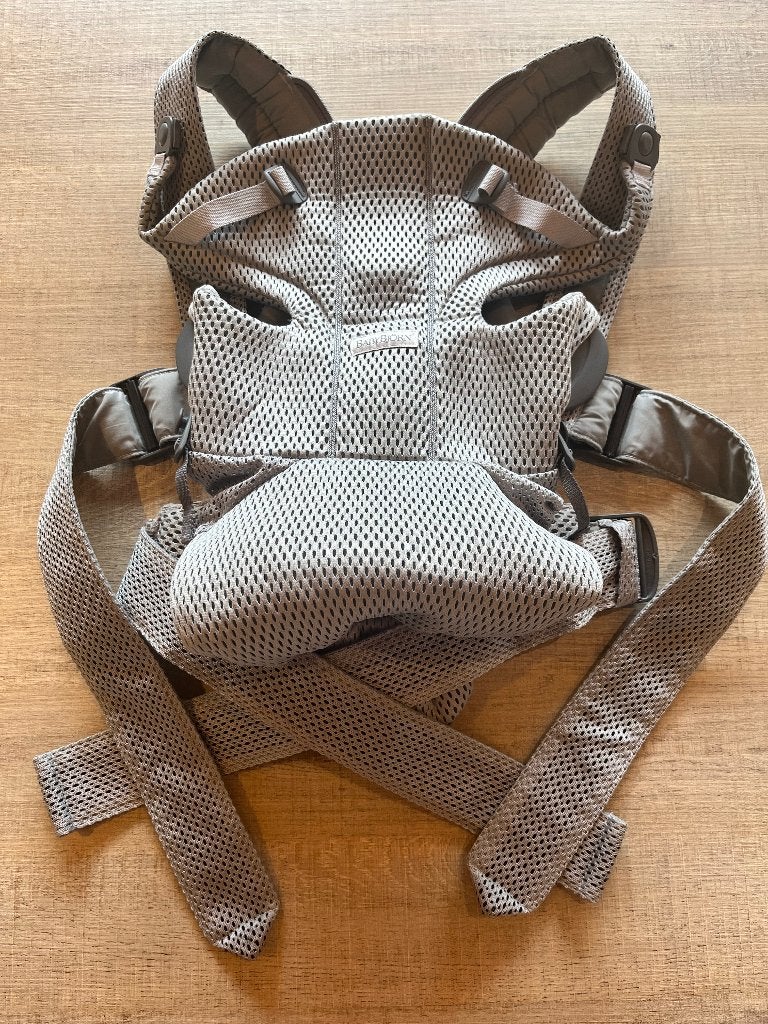 Draagzak: Baby Björn baby carrier move airy mesh grey, Ophalen, Buik of Rug, Zo goed als nieuw, Baby Björn