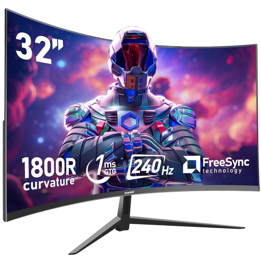 Gawfolk 240Hz 32-inch gebogen gamescherm - Nieuw, Nieuw, Full HD, Ophalen of Verzenden, Onbekend