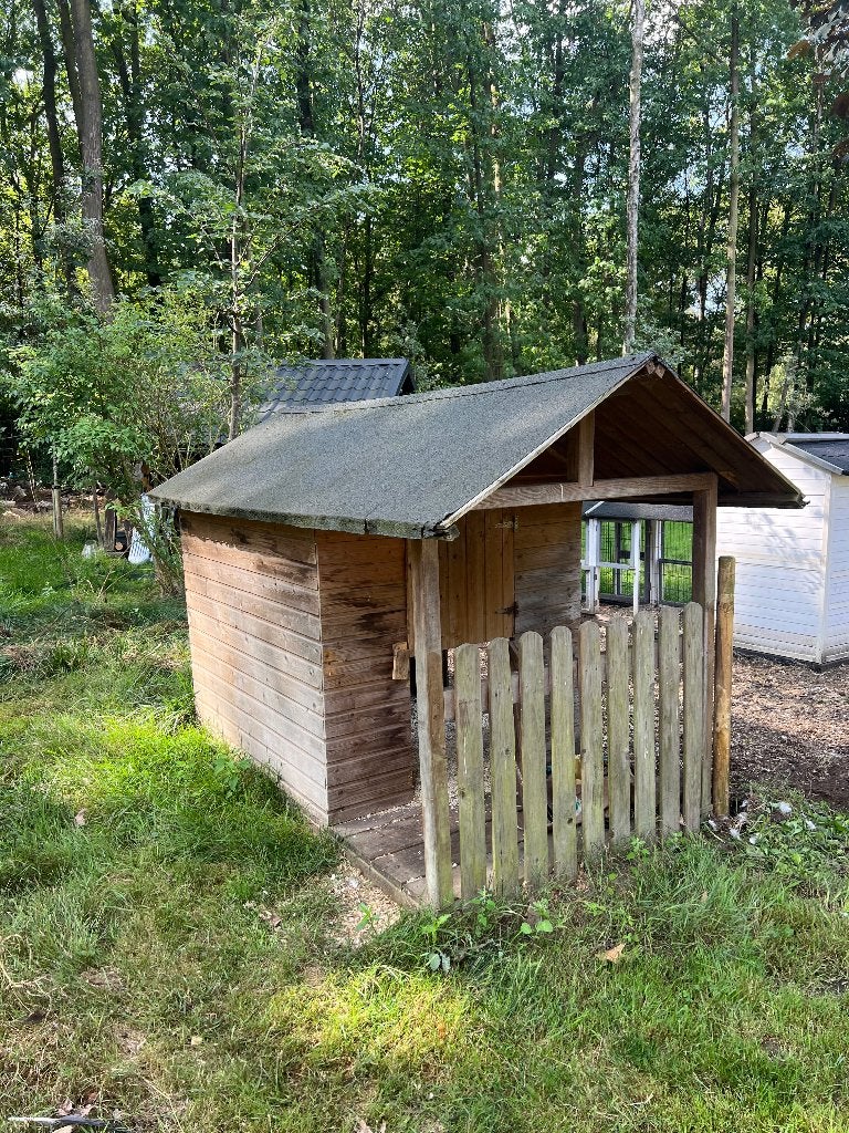 Speelhuisje/kippenhok, Ophalen, Gebruikt