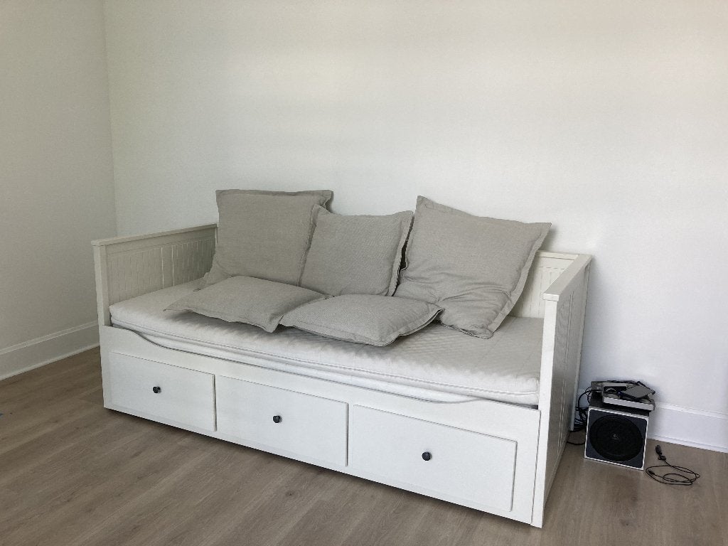 Lit banquette IKEA HEMNES, Maison & Meubles, 200 à 250 cm, Banc droit, Comme neuf, Contemporain