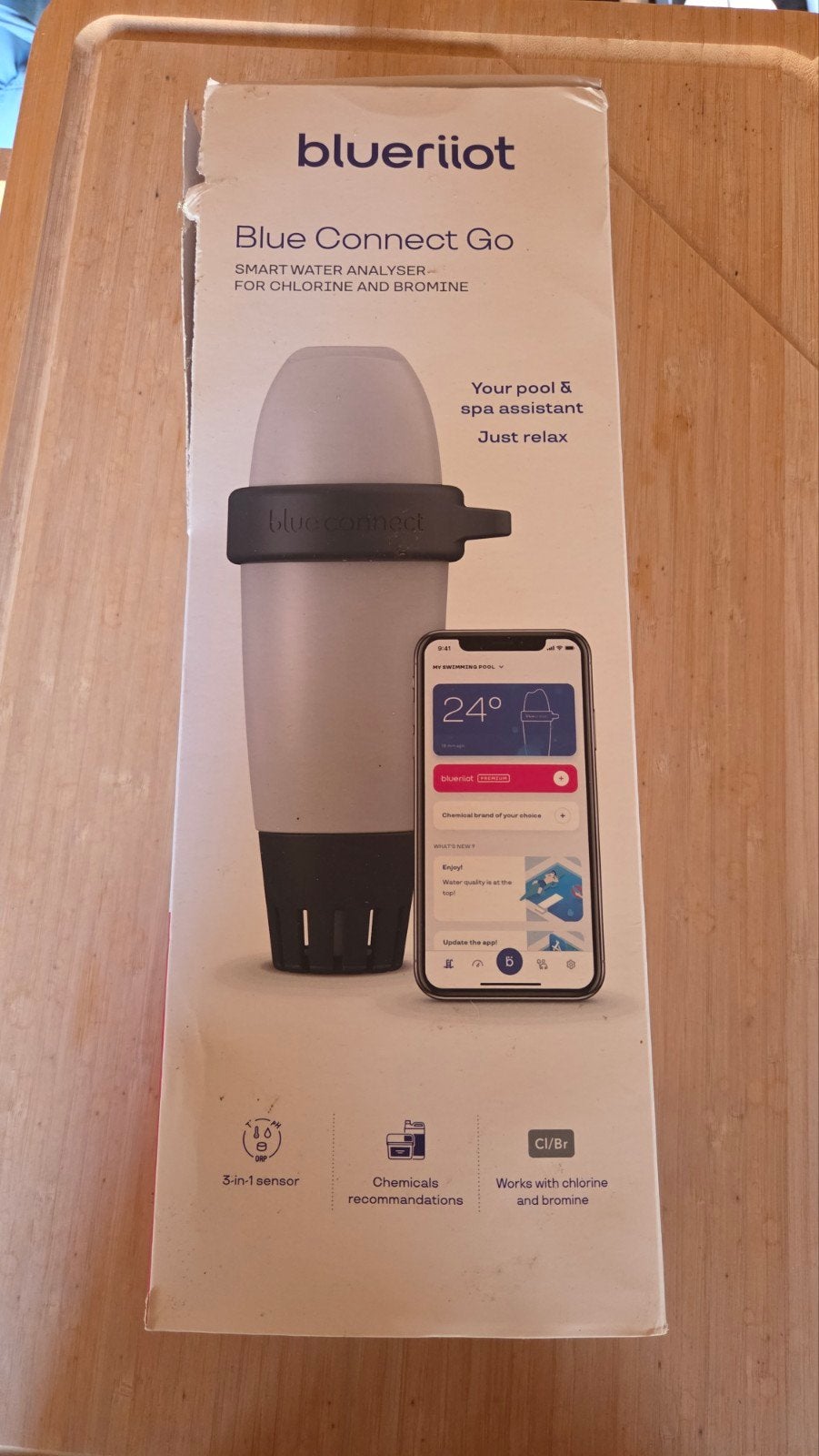 blueriiot zwembadsensor, Tuin en Terras, Zwembad-toebehoren, Ophalen, Gebruikt