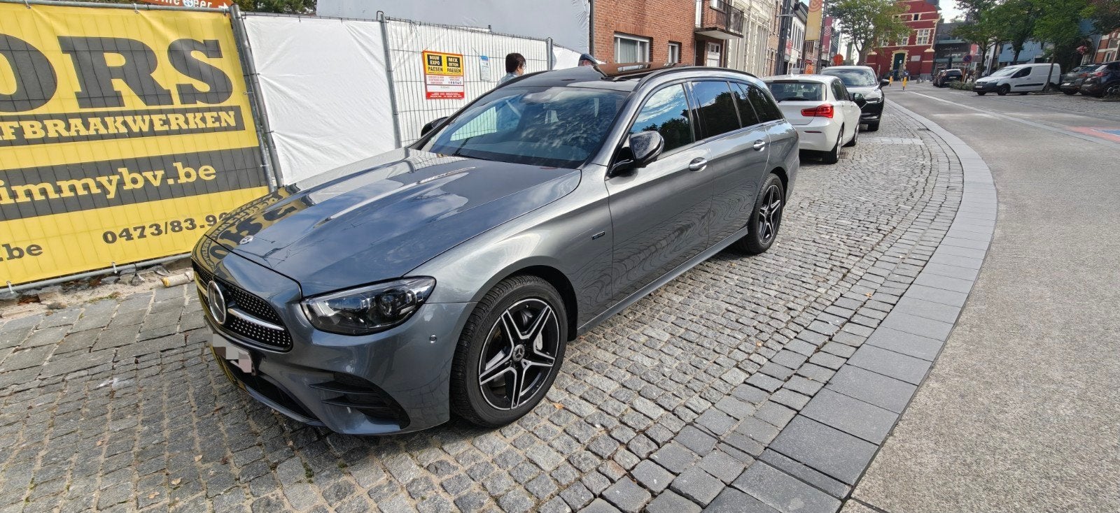 Mercedes E300 de 4matic AMG line, Cuir, Argent ou Gris, Achat, Euro 6