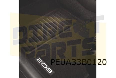 Peugeot 208 (-10/19) Mattenset (4x) 'luxe velours' Origineel, -, Verzenden, -, Nieuw