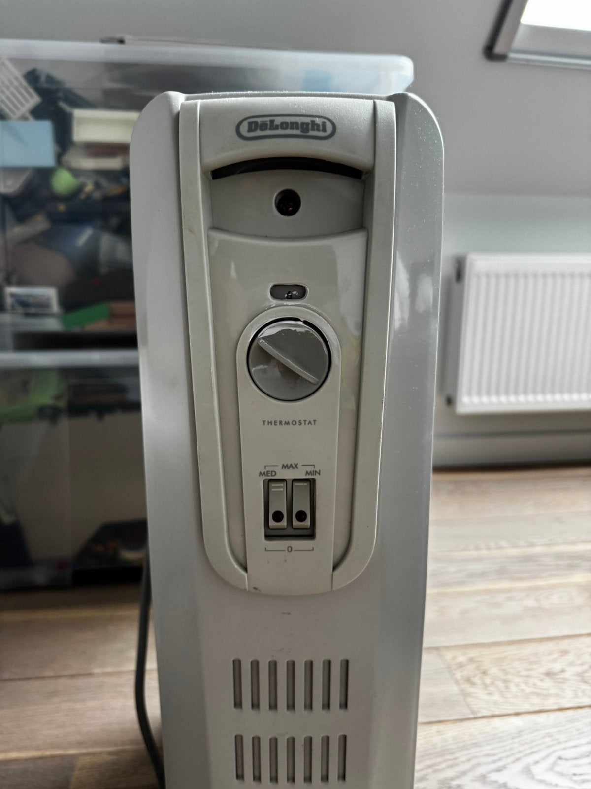 Elektrische vuur DELONGHI, Doe-het-zelf en Bouw, Ophalen, Zo goed als nieuw