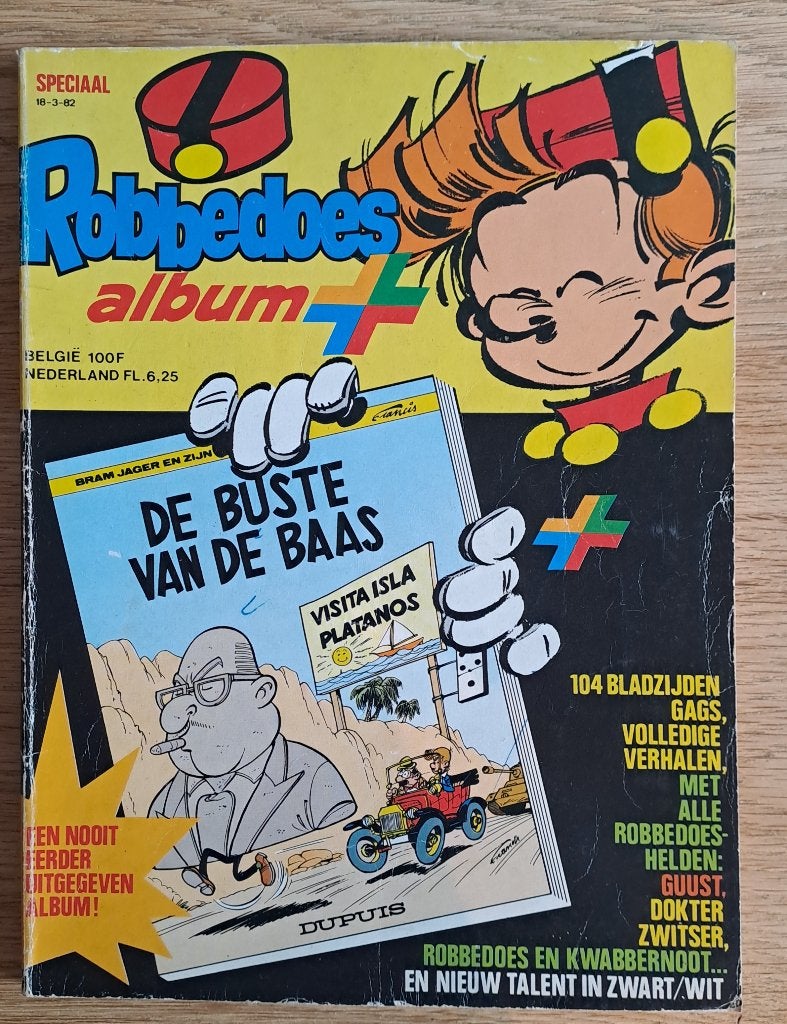 Robbedoes Album +, Gelezen, Eén stripboek, Ophalen of Verzenden, Diverse Auteurs