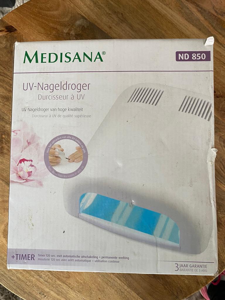 Lampe à vernis à ongles UV Medisana, Enlèvement, Comme neuf