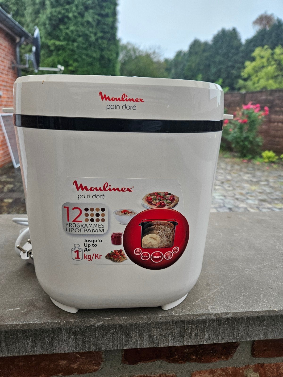 broodbakmachine Moulinex, Elektronische apparatuur, Ophalen, Zo goed als nieuw, Met timer, Meer dan 10 programma's