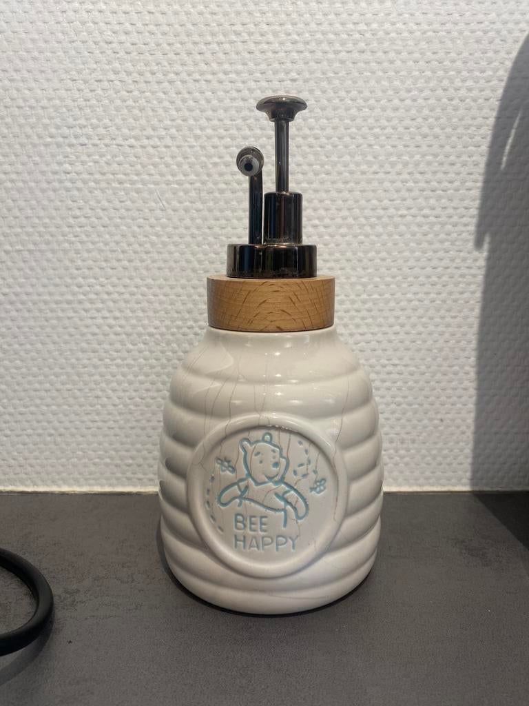 Distributeur savon Winnie, Maison & Meubles, Enlèvement ou Envoi, Utilisé, Blanc, Autres types