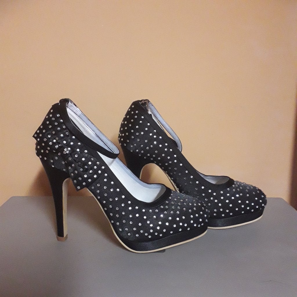 schoenen 35, Schoenen met lage hakken, Verzenden, Zwart, Nieuw