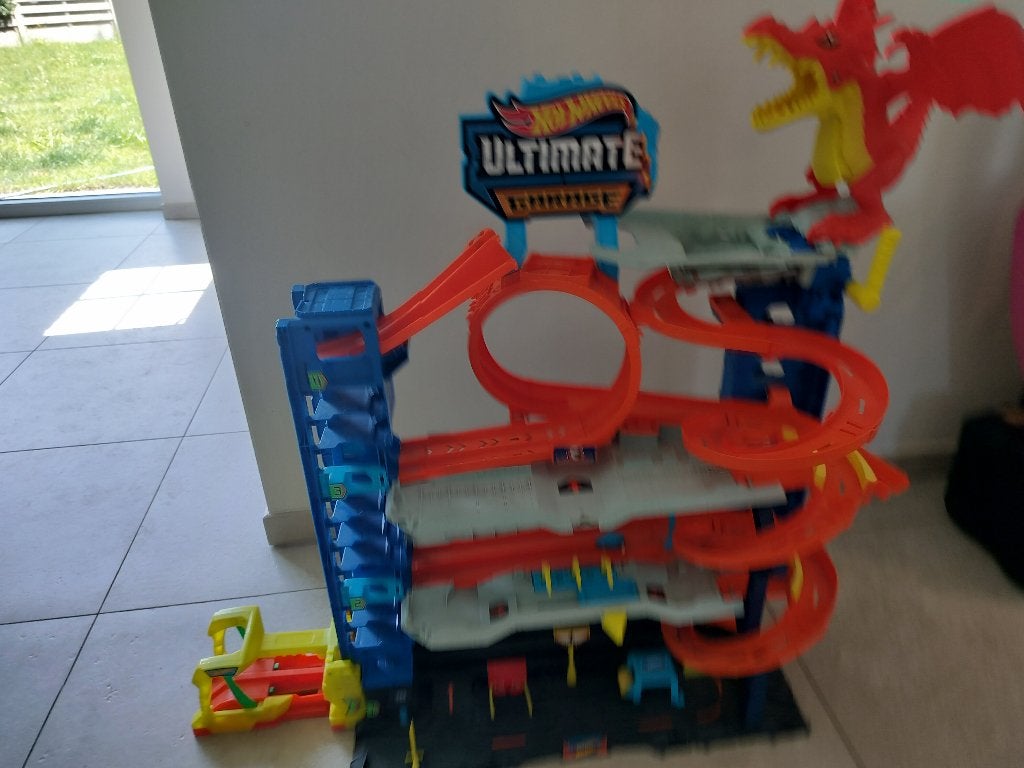 Ultimate Garage hotwheels, Ophalen, Racebaan, Zo goed als nieuw, Hot Wheels