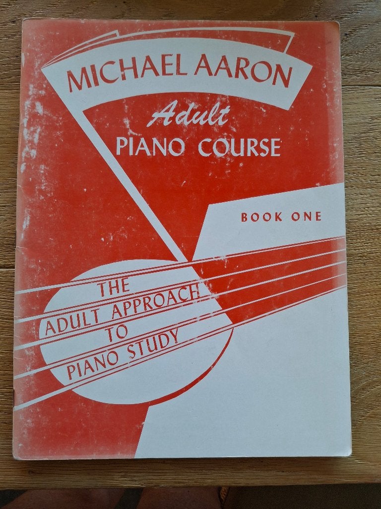 Adult Piano course - Michael Aaron - book one, Livres, Musique, Enlèvement, Comme neuf, Instrument, Michael Aaron