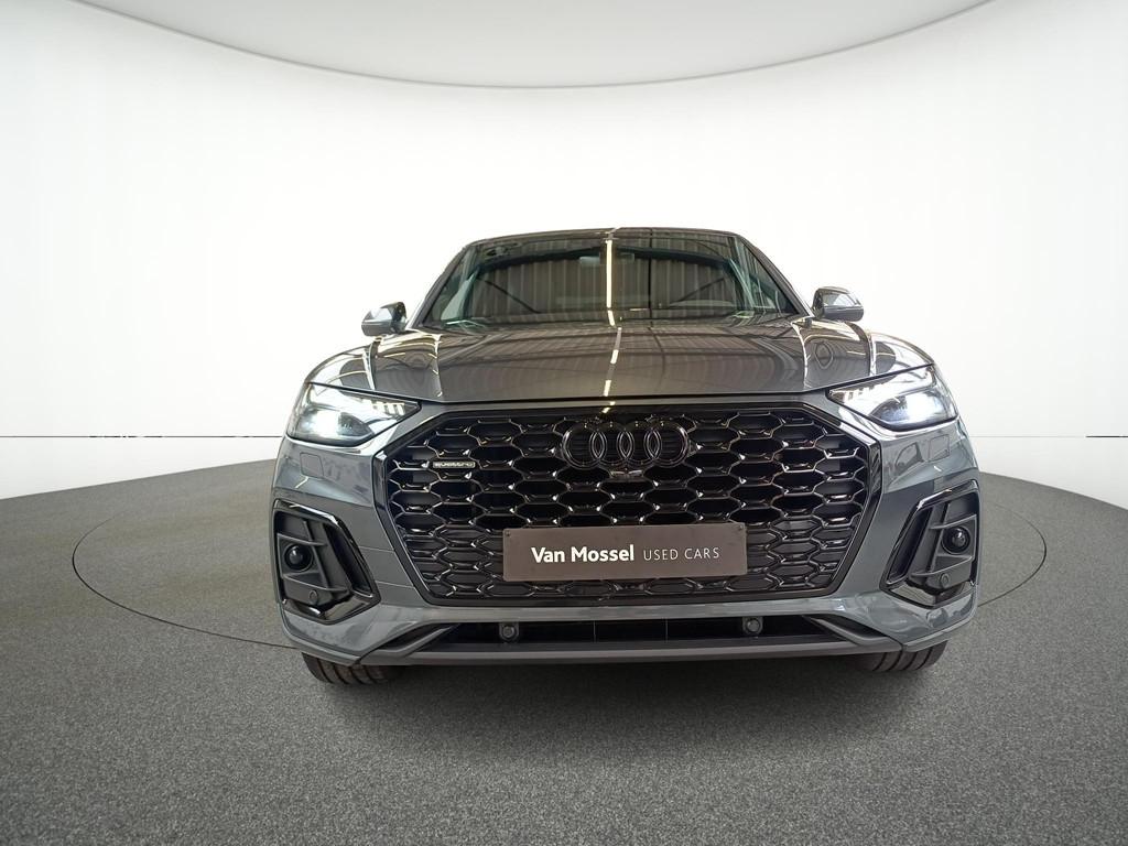 Audi Q5 40 TDI SPORTBACK S-LINE + B&O SOUND + PANO DAK + MAT, Autos, Audi, Argent ou Gris, Euro 6, Entreprise, Q5