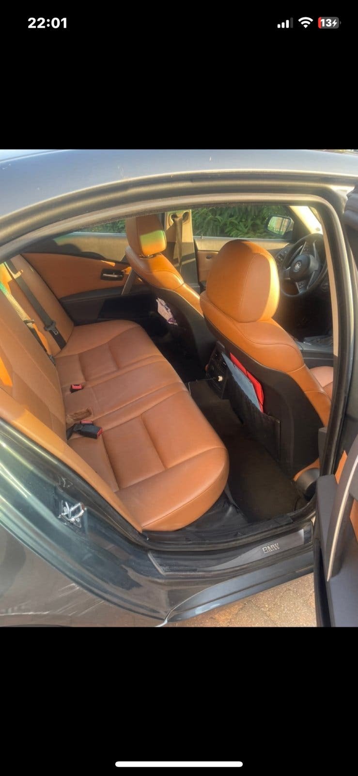 Bmw 525d e60, Auto's, Automaat, Leder, Bruin, Break
