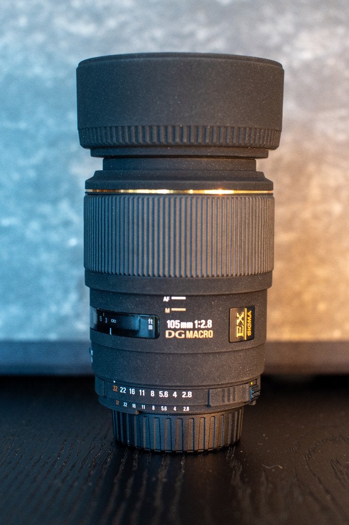 Sigma EX 105mm f/2.8 Macro – Nikon F, Audio, Tv en Foto, Ophalen, Gebruikt, Nikon, Nikon F-mount