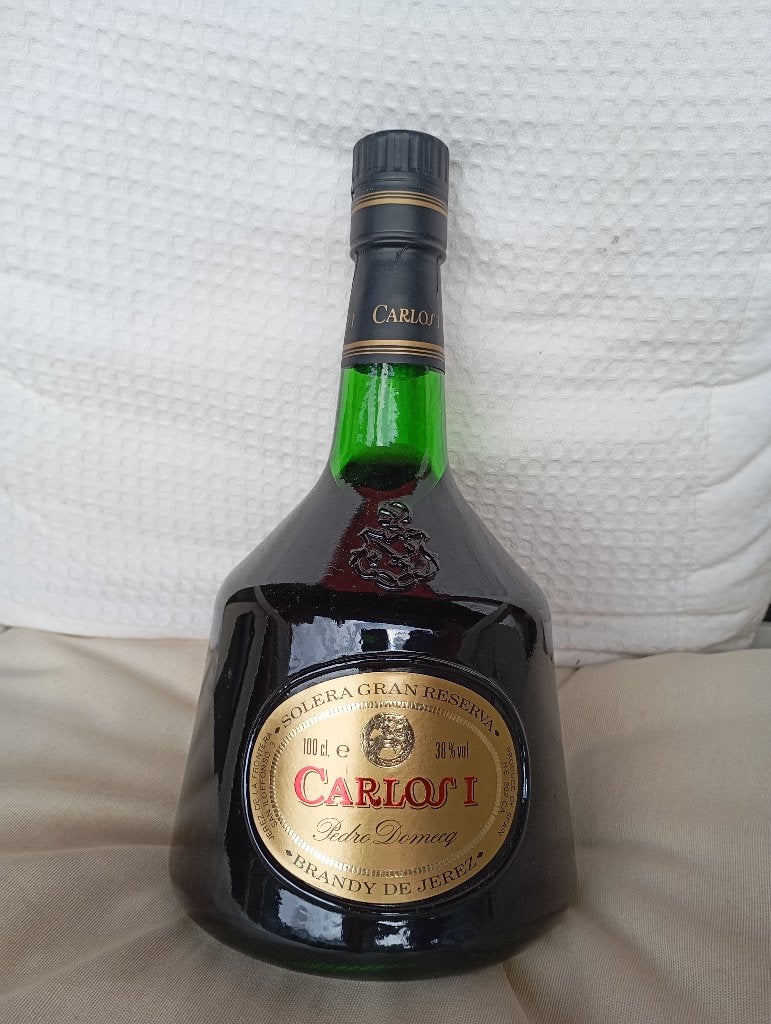 Carlos I brandy, Collections, Vins, Enlèvement, Comme neuf, Espagne, Autres types