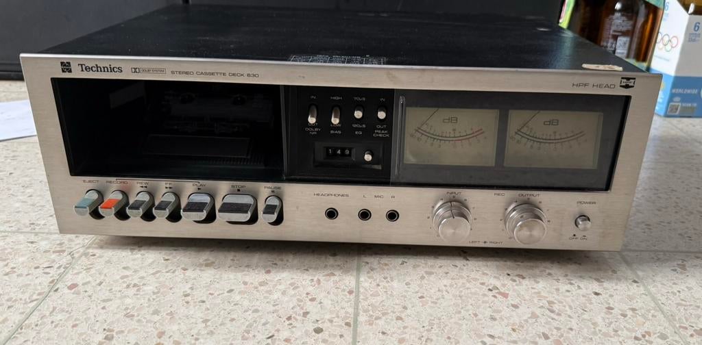 Technics RS-630AUS, Enlèvement, Simple
