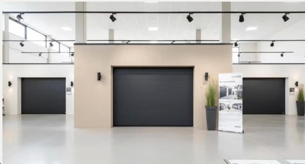 sectionale garagepoort H. 200 cm B 240 cm, Ophalen, Gebruikt