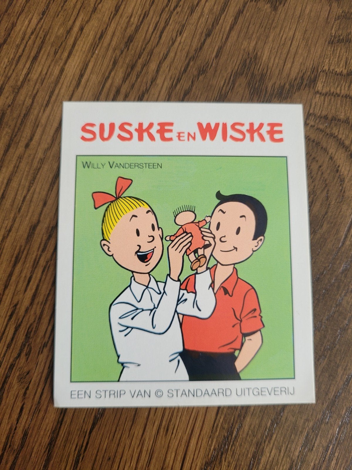 oude sticker suske en wiske, Ophalen of Verzenden
