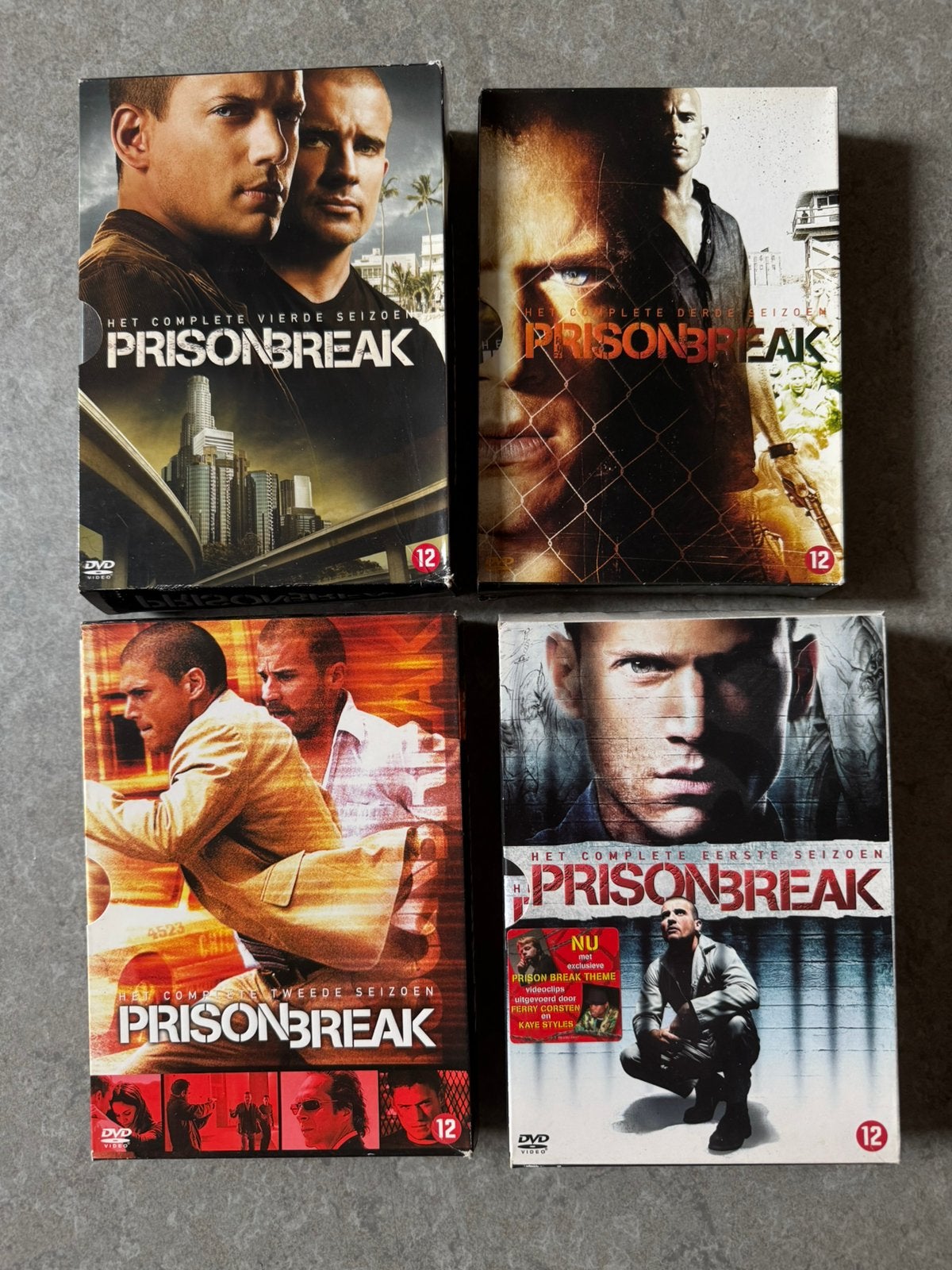Serie prison break seizoen 1,2,3,4, Ophalen of Verzenden, Zo goed als nieuw