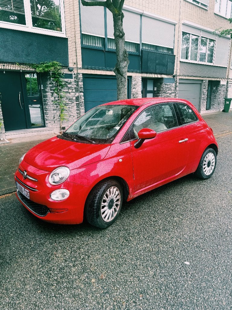 fiat 500, Auto's, Voorwielaandrijving, 4 zetels, Stof, Grijs