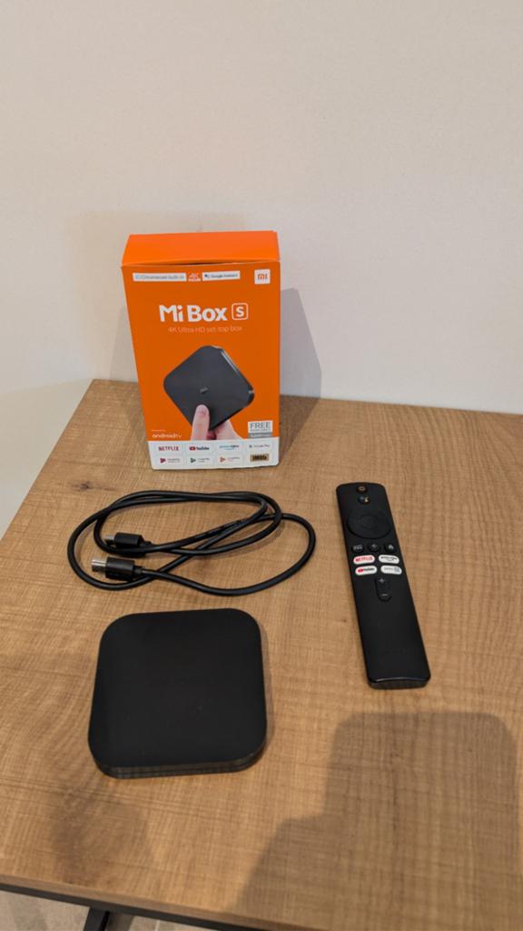 Xiaomi Mi Box S, TV, Hi-fi & Vidéo, Enlèvement ou Envoi, Comme neuf, Audio optique