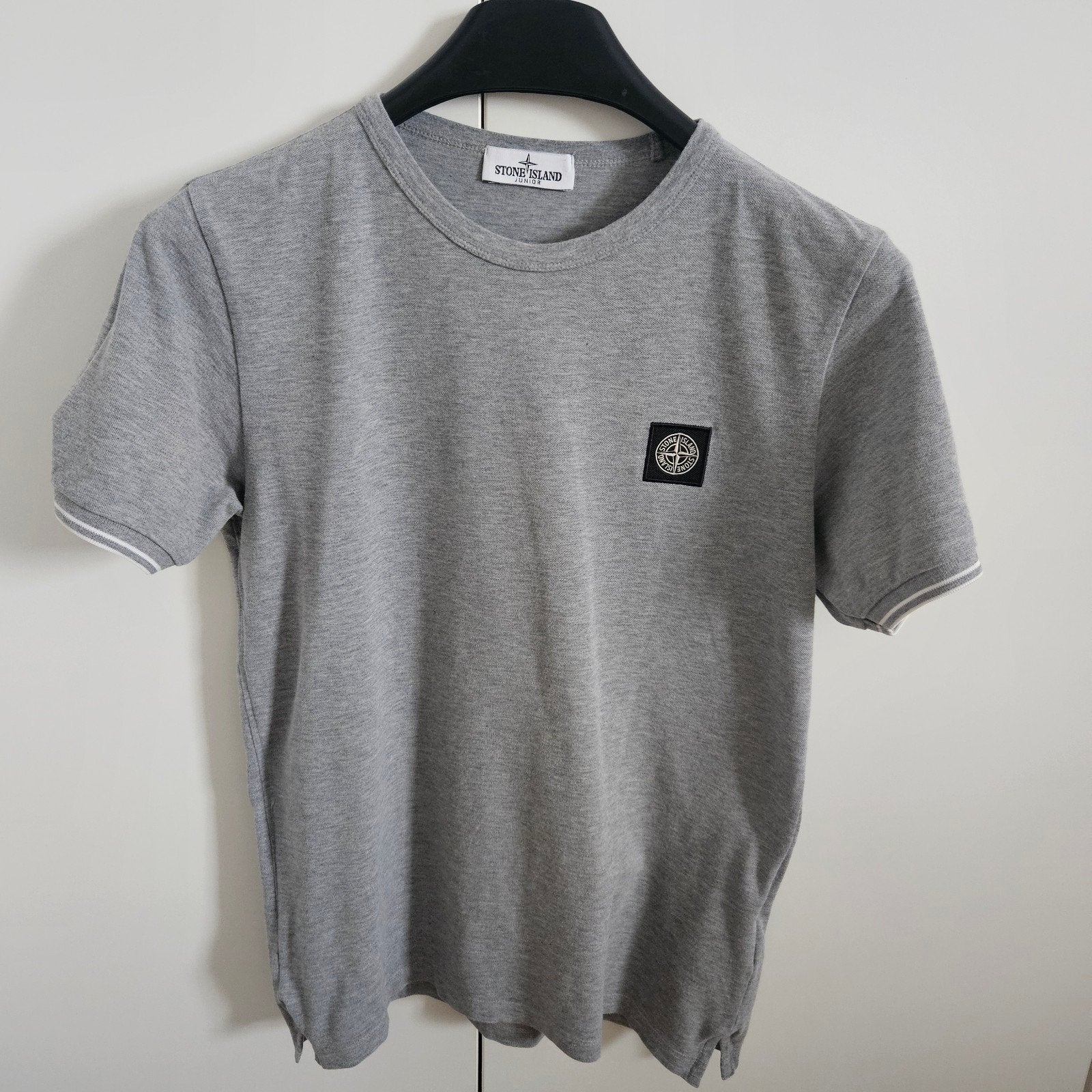 T-shirt, Stone Island, 14 jaar, grijs, als nieuw, Ophalen of Verzenden, Zo goed als nieuw, Stone Island, Shirt of Longsleeve