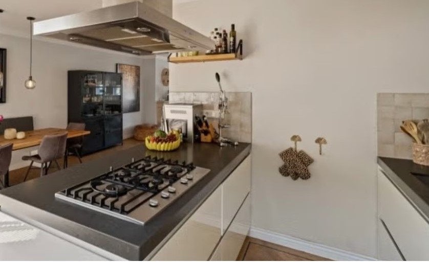 Keuken, Huis en Inrichting, Ophalen, Greeploos, Wit, Enkelwandige keuken