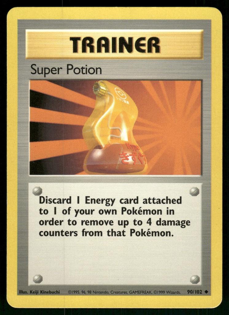 Super Potion 90/102 - Base (NM), Hobby en Vrije tijd, Verzamelkaartspellen | Pokémon, Verzenden, Gebruikt